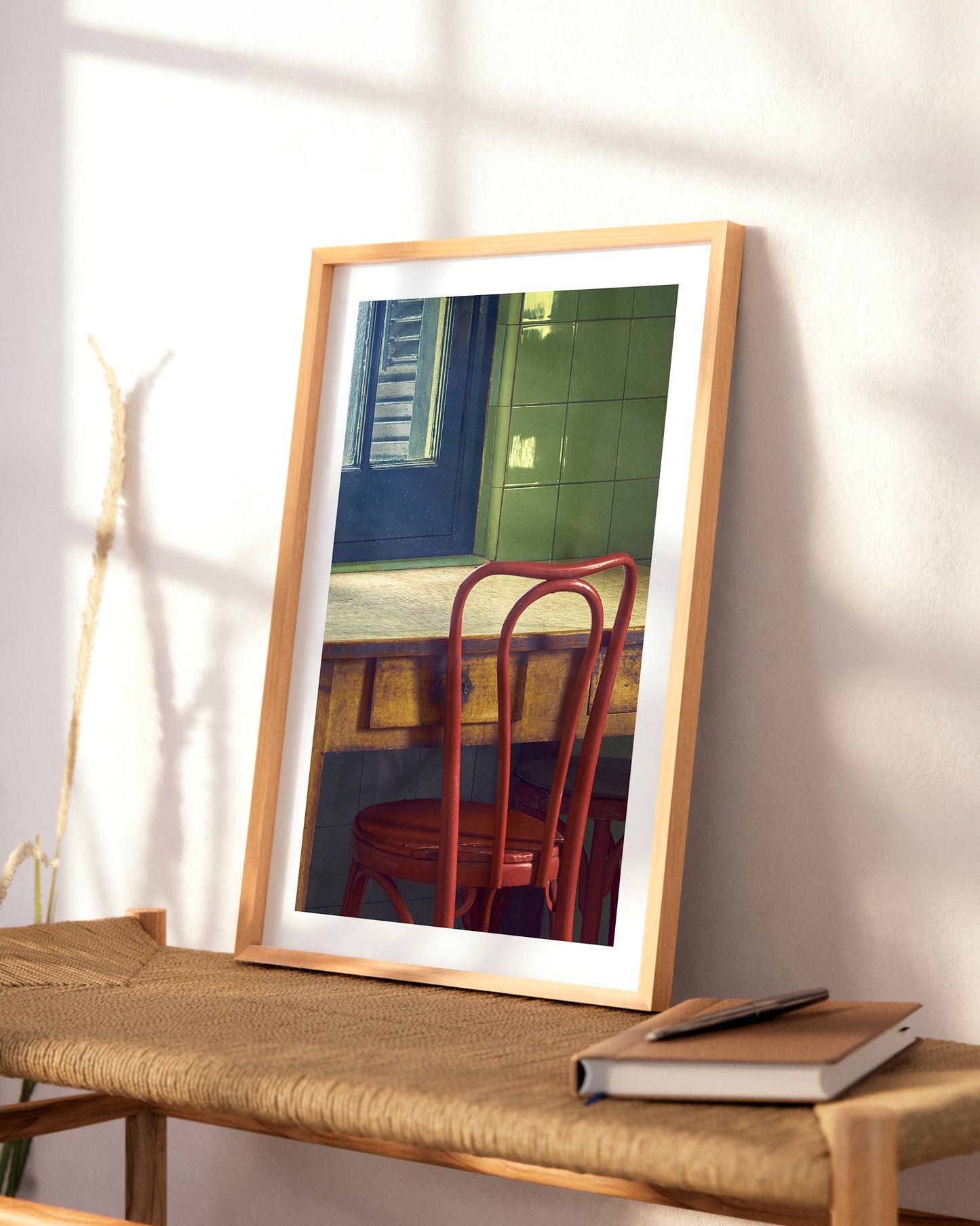 Fotografía de arte impresa y enmarcada