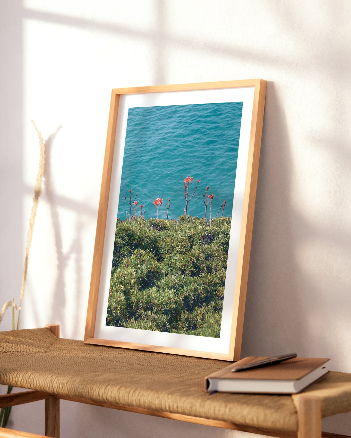 Fotografía de naturaleza impresa y enmarcada