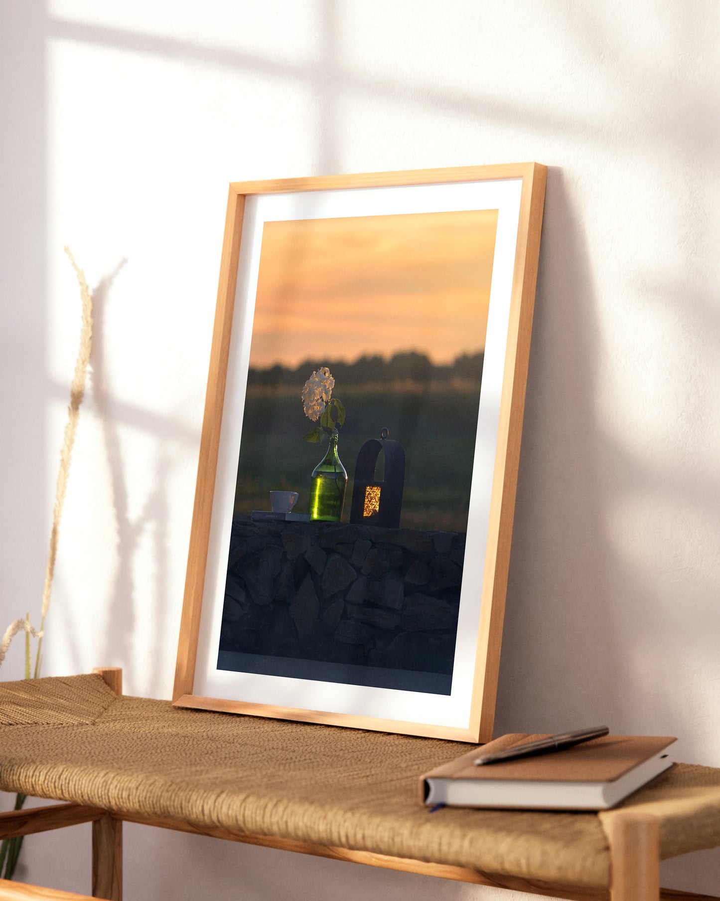 Fotografía decorativa impresa y enmarcada