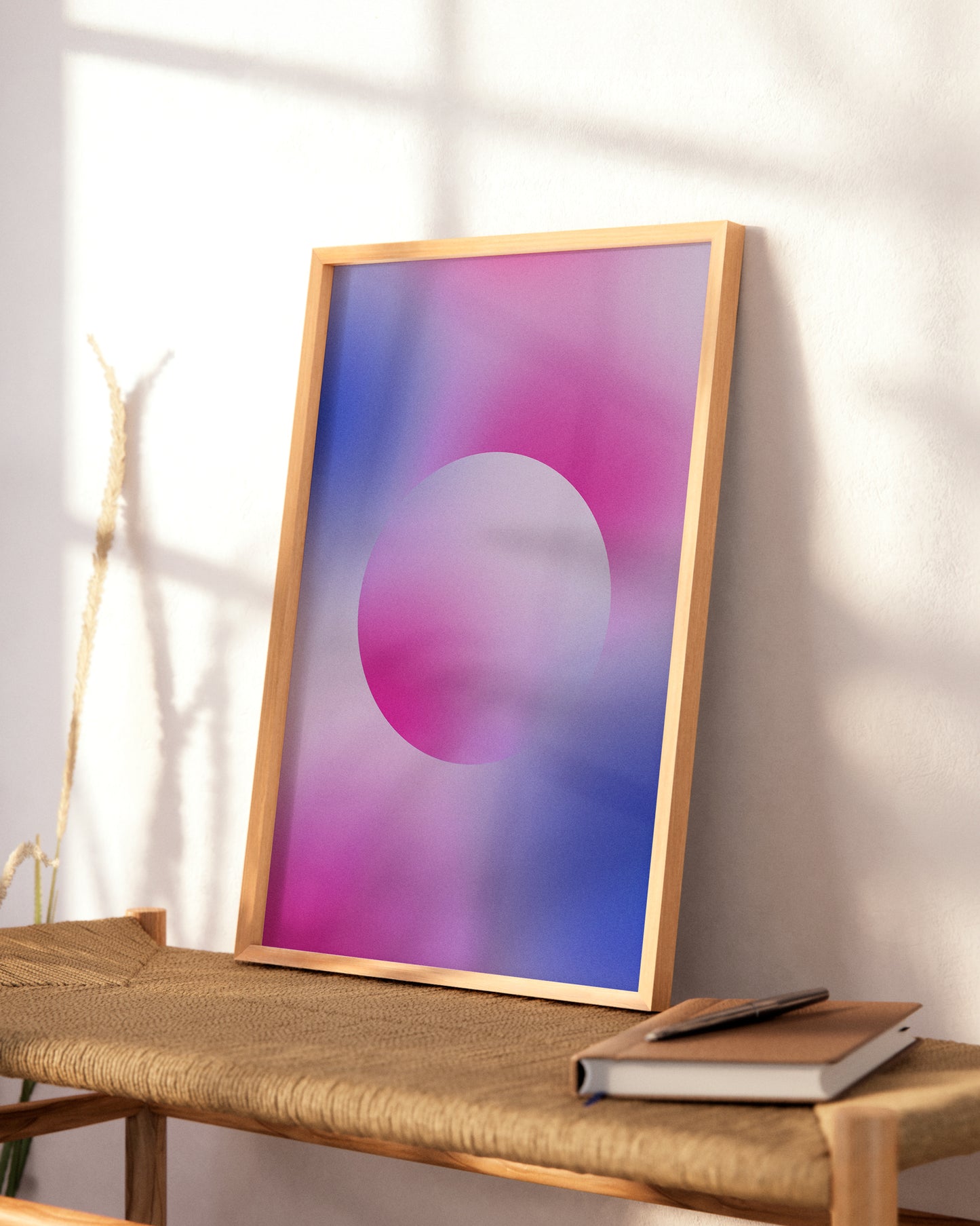 Diseño impreso enmarcado con estilo