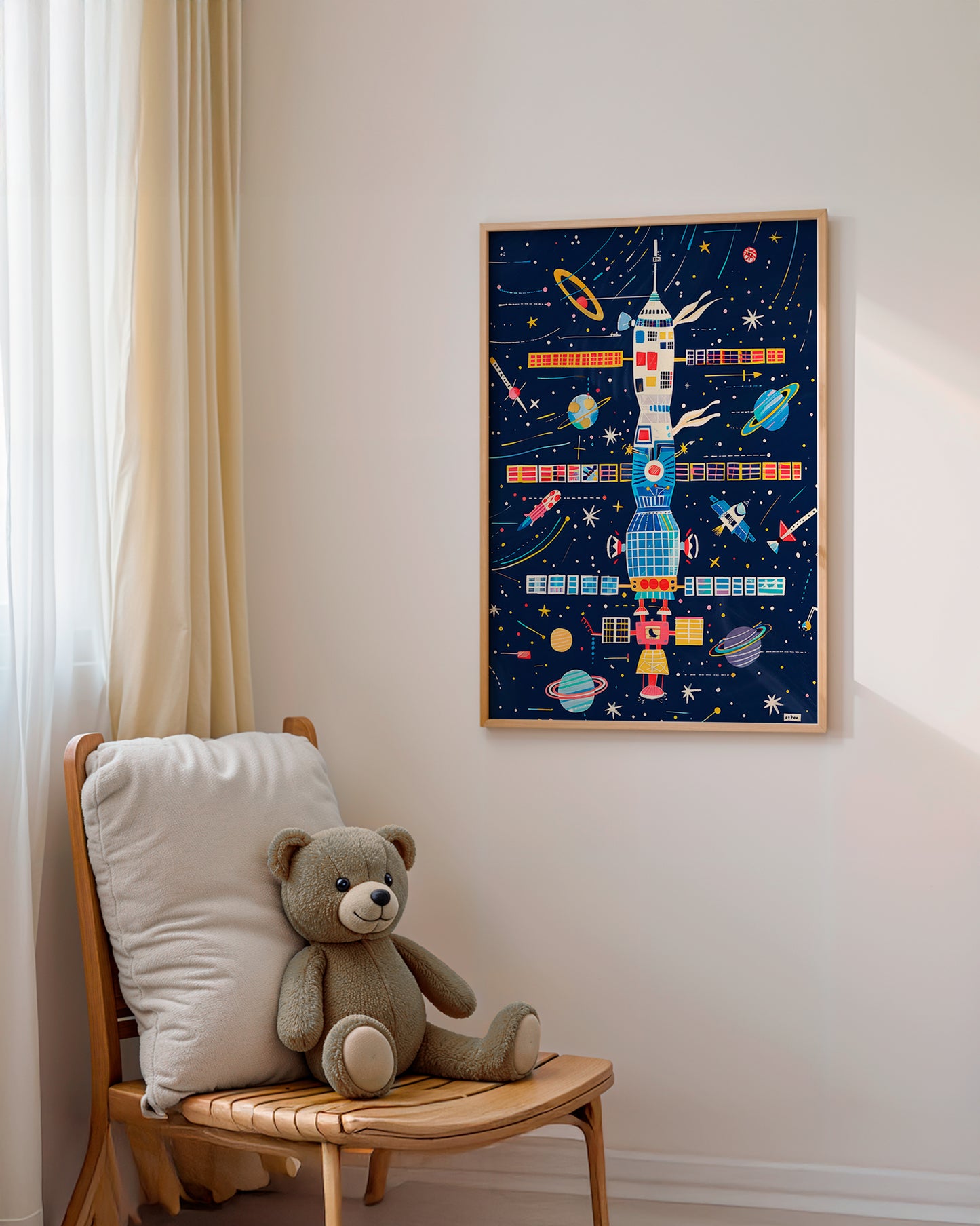 Decoración mural temática para dormitorios infantiles