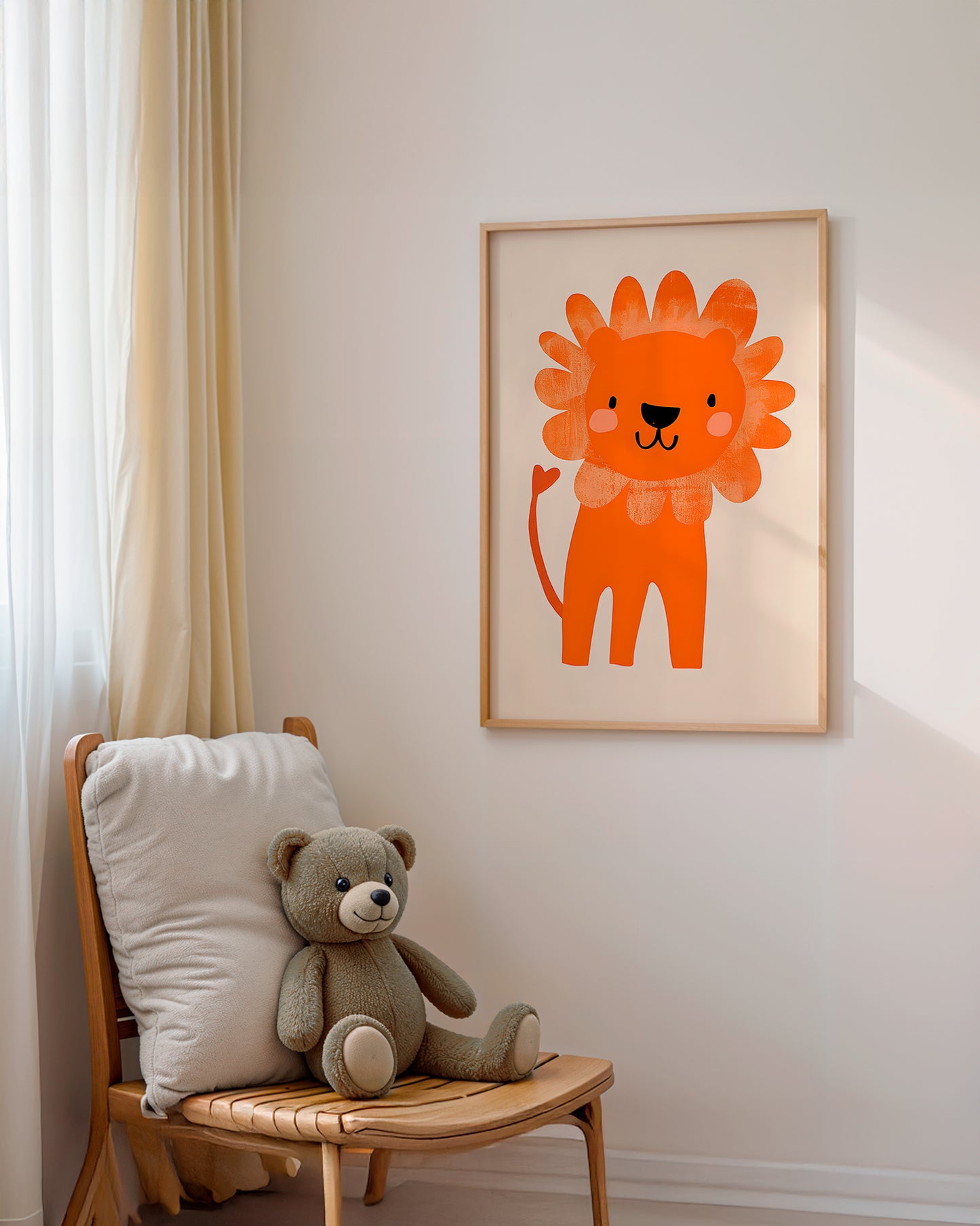 Póster artístico para decoración temática infantil