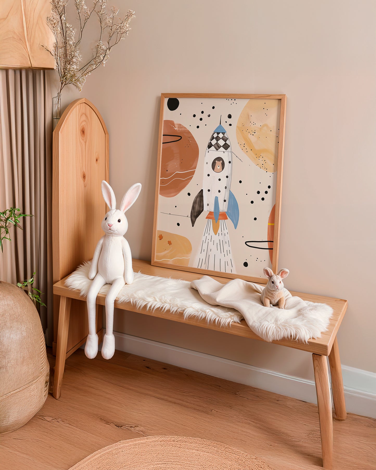 Impresión artística ideal para habitación infantil