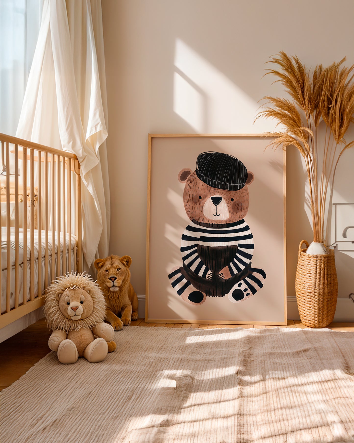 Arte decorativo infantil con paleta suave