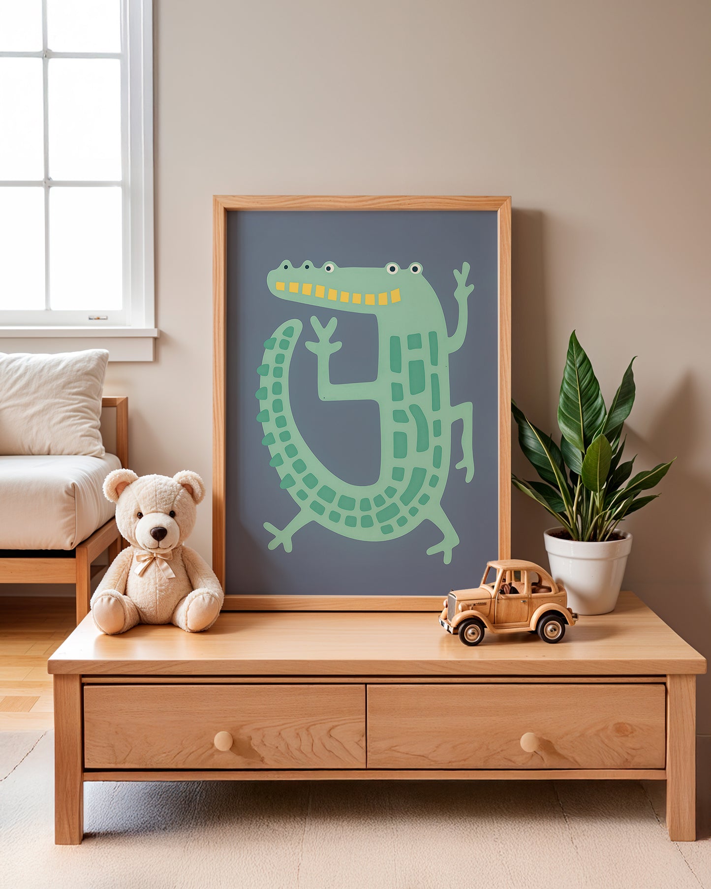 Arte infantil en colores suaves y armoniosos