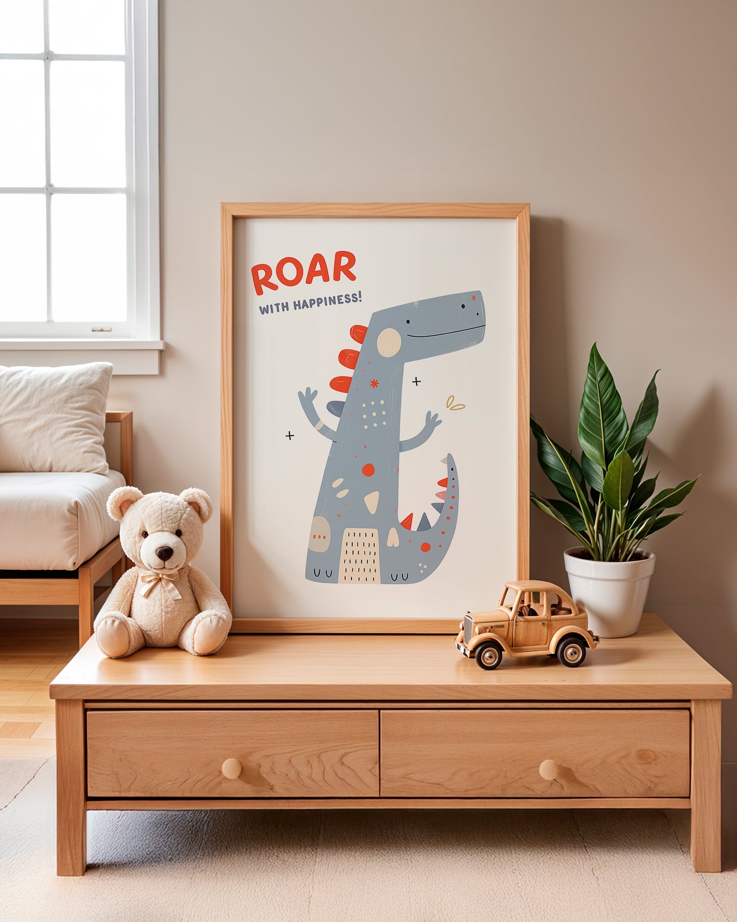 Ilustración moderna para interiores infantiles creativos
