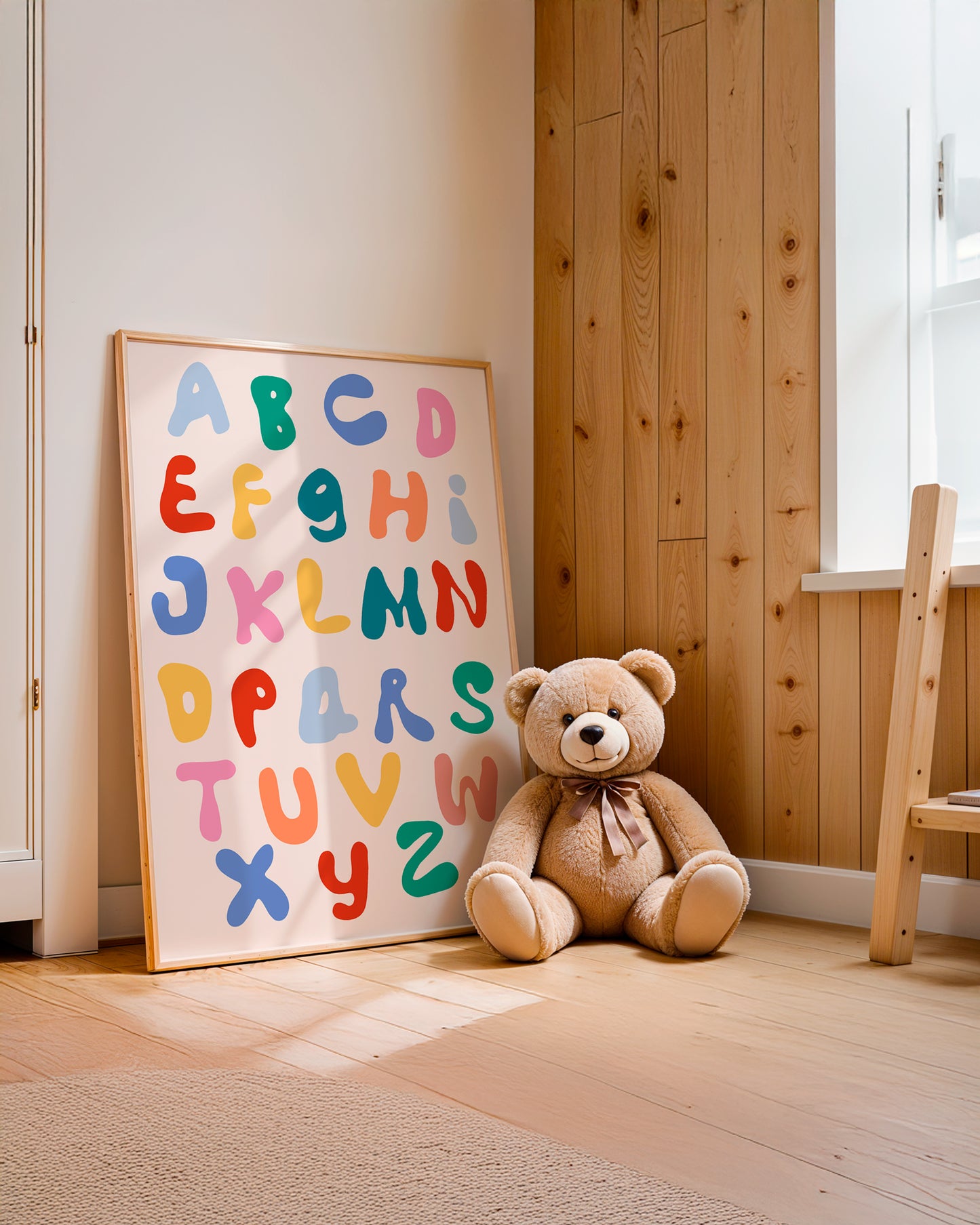 Cuadro decorativo para espacios Montessori