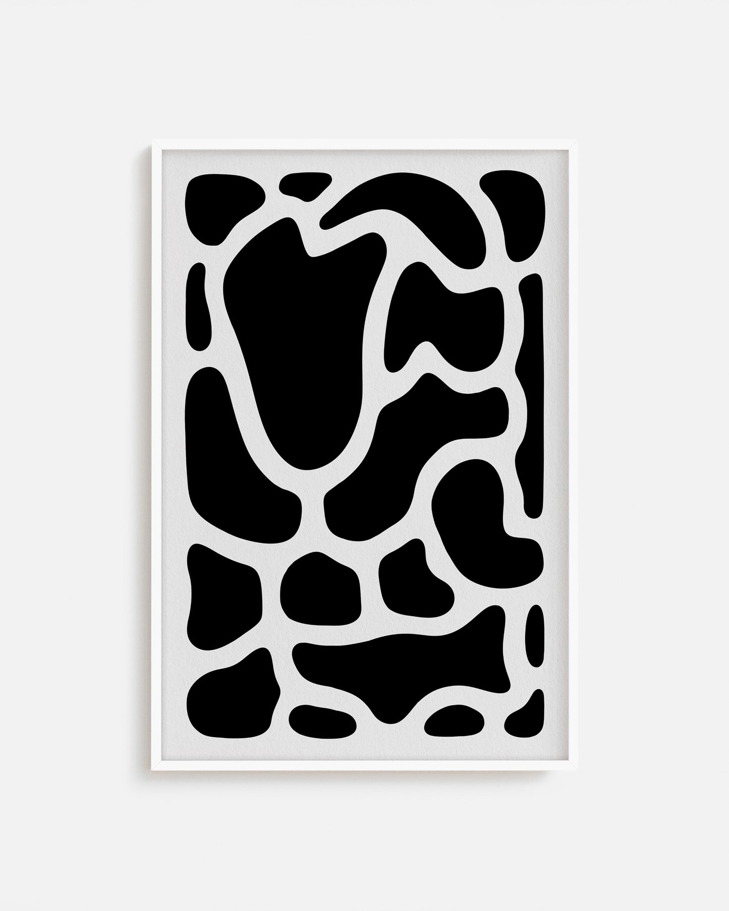 Lámina diseño abstracto, impreso y enmarcado