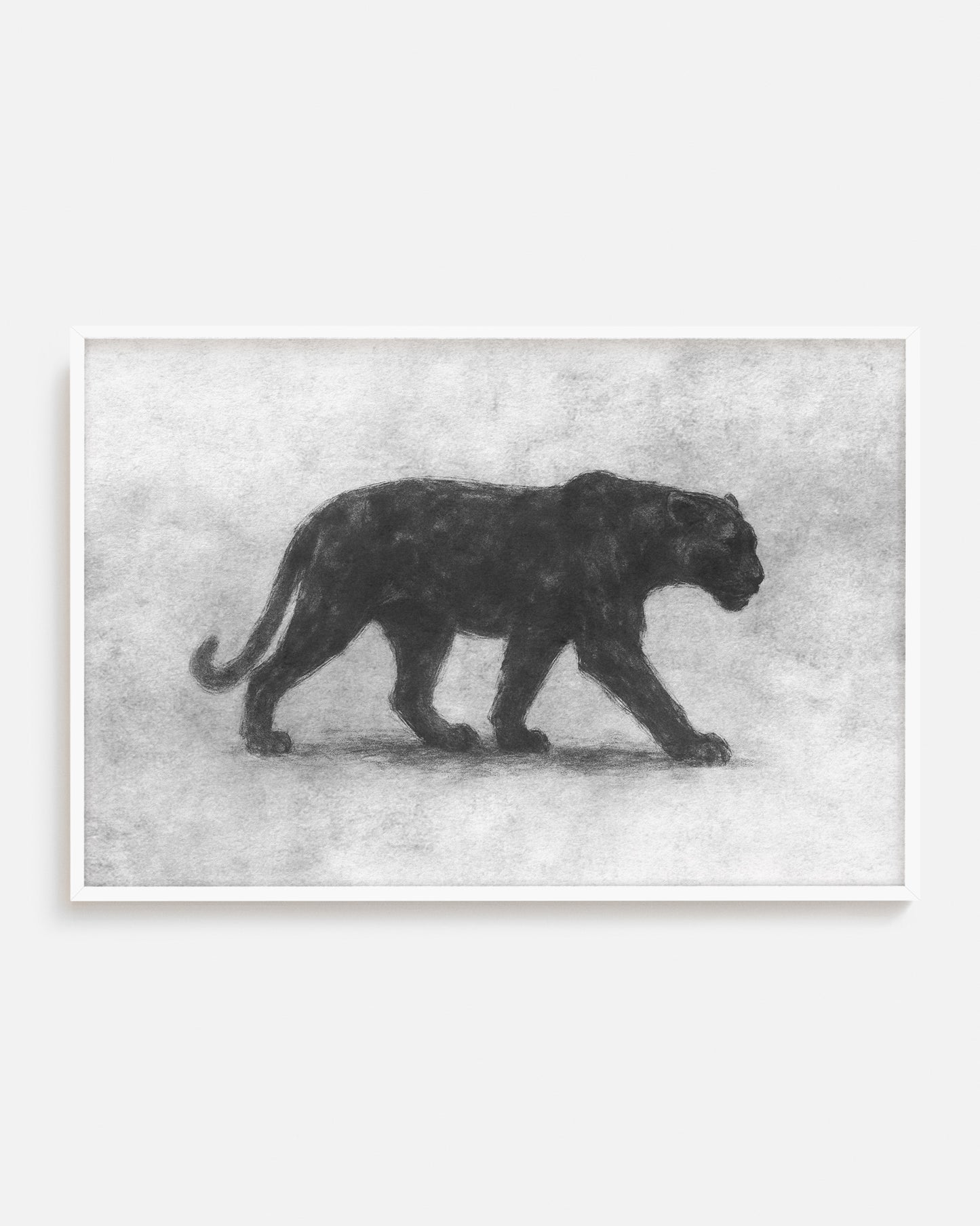 Ilustración animal con estilo moderno enmarcado