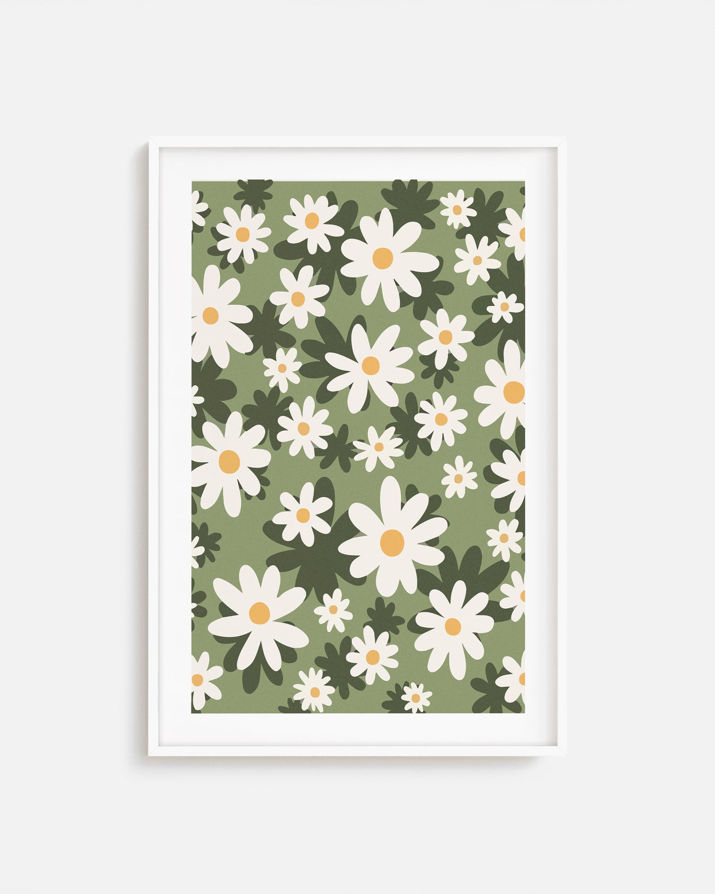 Cuadro de Lámina con Flores impreso y enmarcado