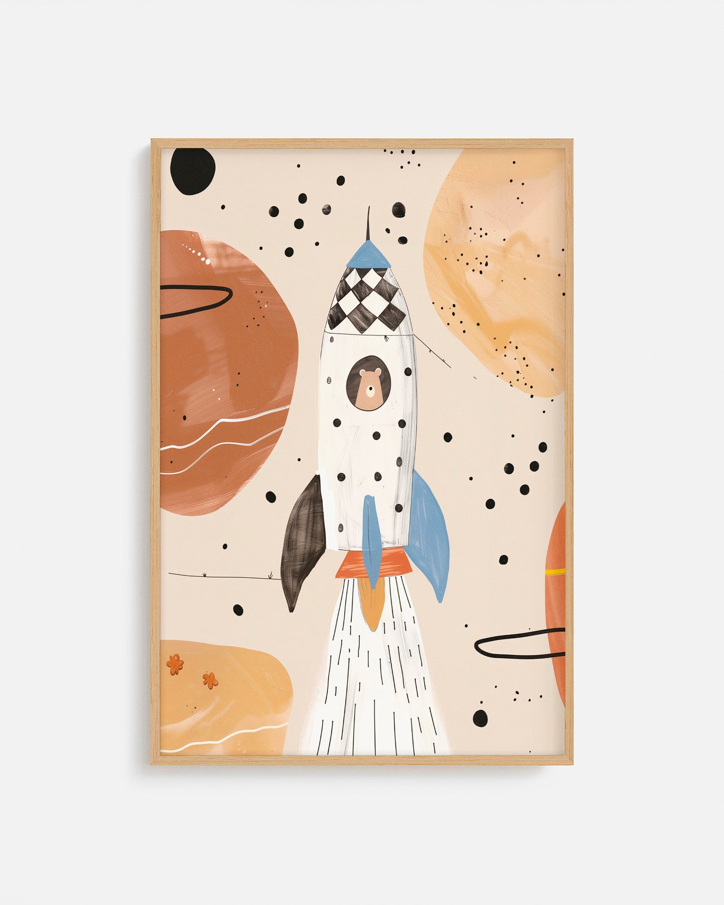 Impresión artística ideal para habitación infantil