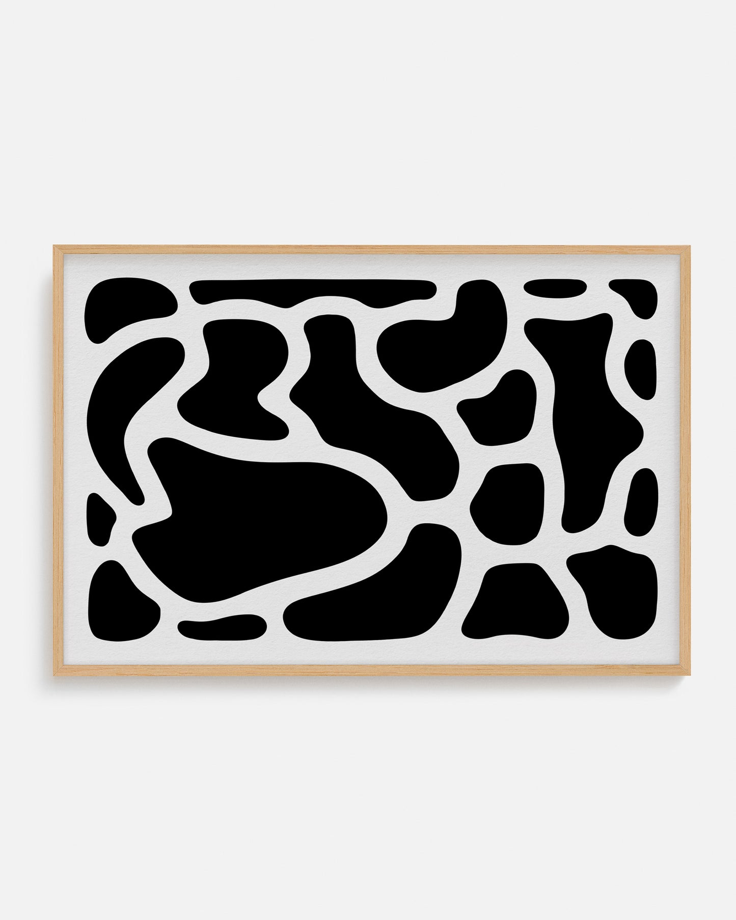 Lámina diseño abstracto, impreso y enmarcado