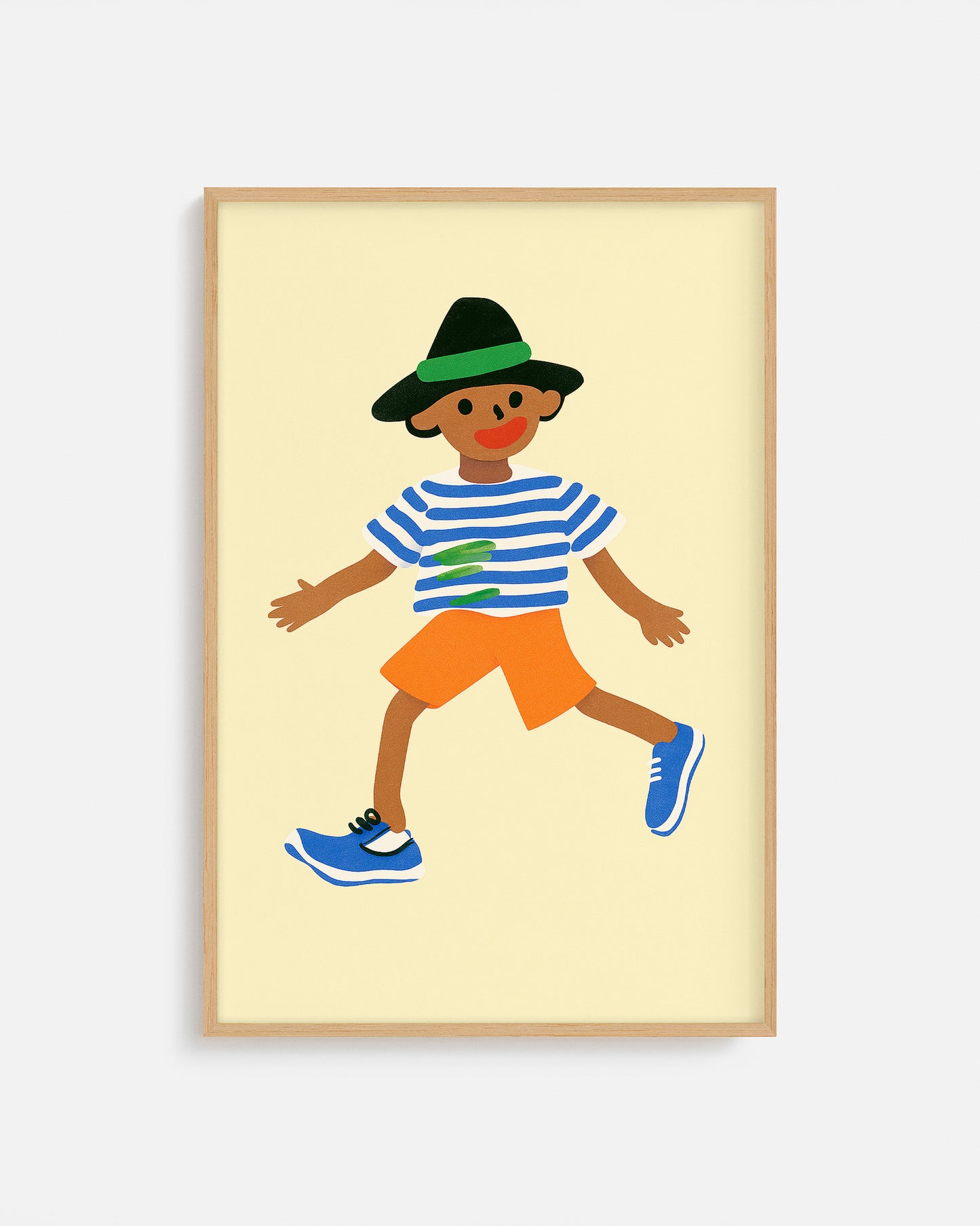 Ilustración moderna pensada para cuartos infantiles