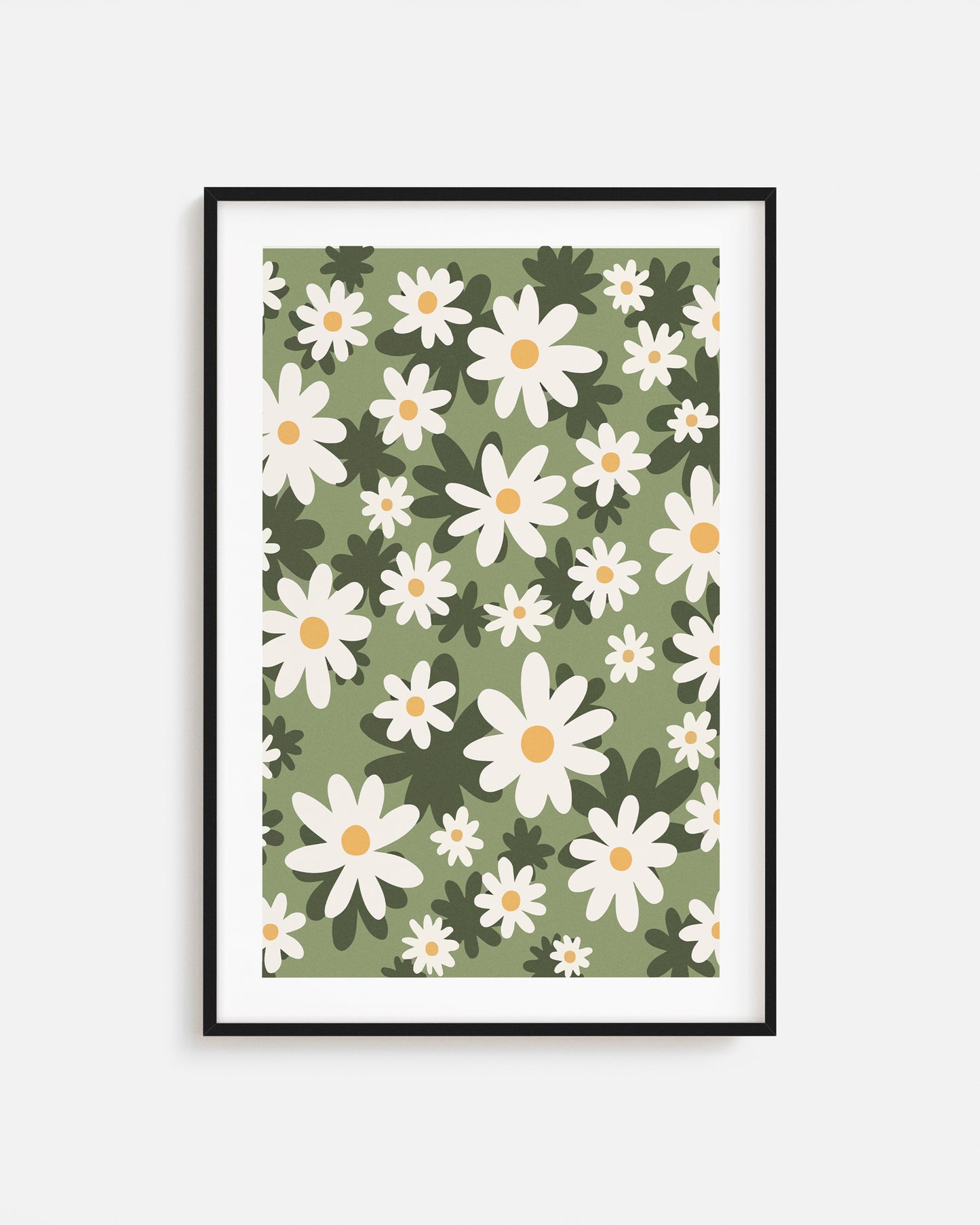 Cuadro de Lámina con Flores impreso y enmarcado