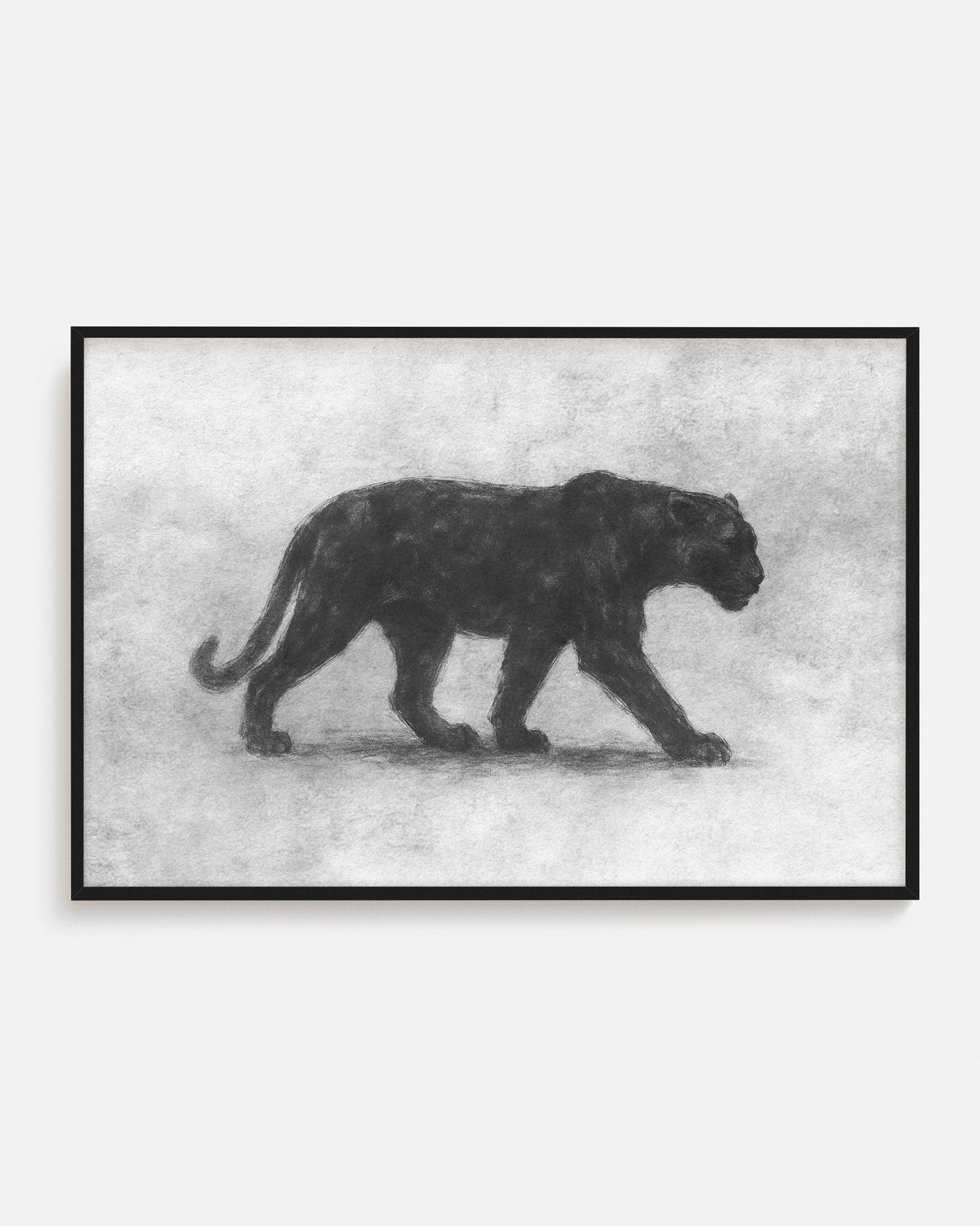 Ilustración animal con estilo moderno enmarcado