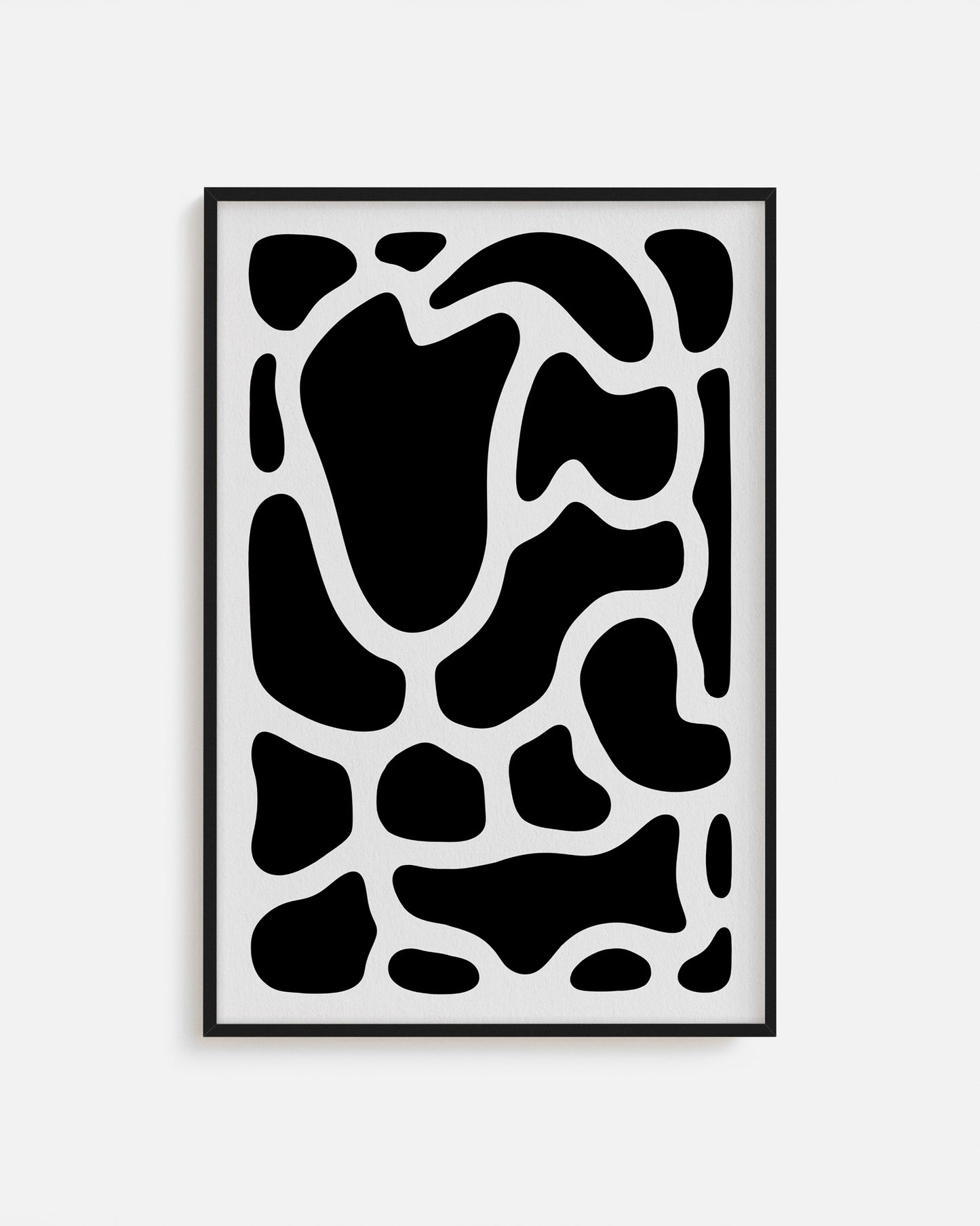 Lámina diseño abstracto, impreso y enmarcado