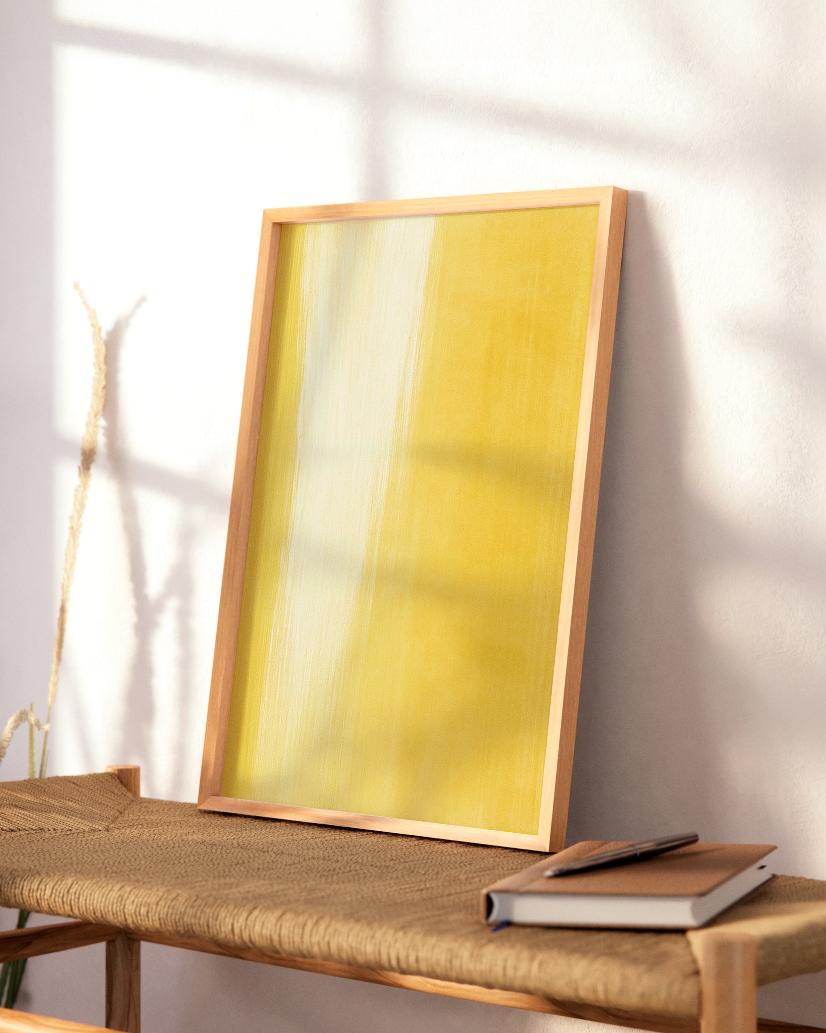 Arte abstracto impreso, ideal para espacios creativos
