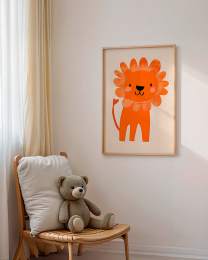 Póster artístico para decoración temática infantil