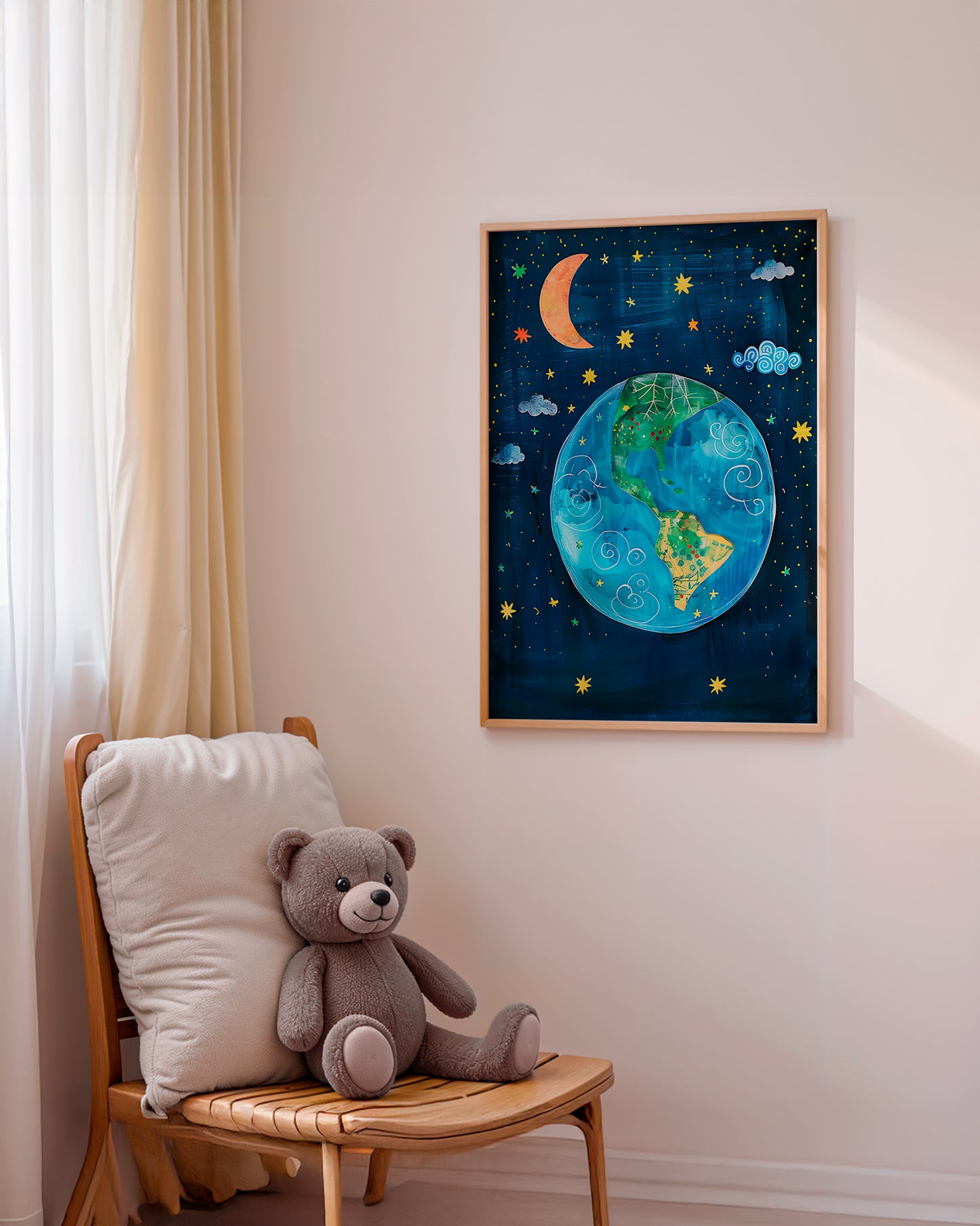 Cuadro decorativo para zonas de lectura infantil