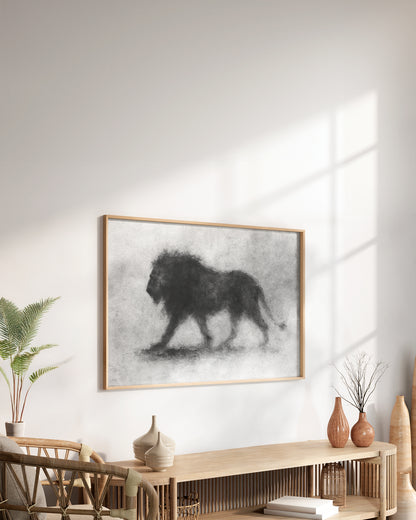 Cuadro decorativo moderno enmarcado para interiores
