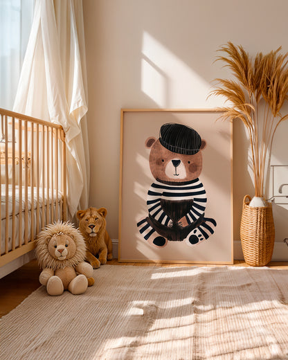 Arte decorativo infantil con paleta suave