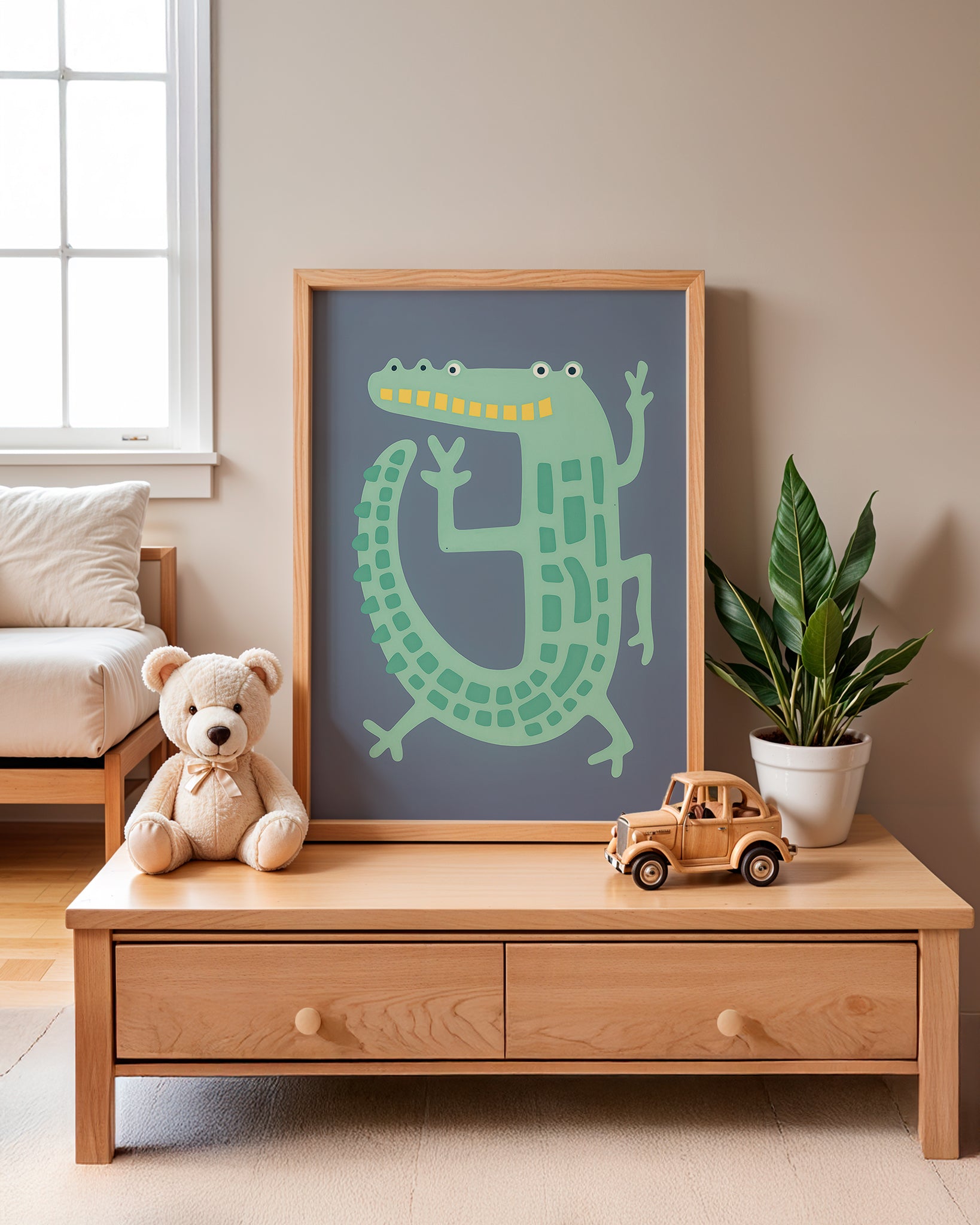 Arte infantil en colores suaves y armoniosos