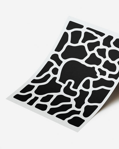 Impresión artística sobre papel texturado