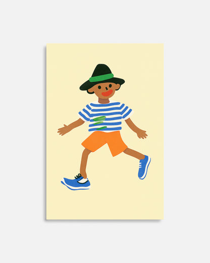 Ilustración moderna pensada para cuartos infantiles