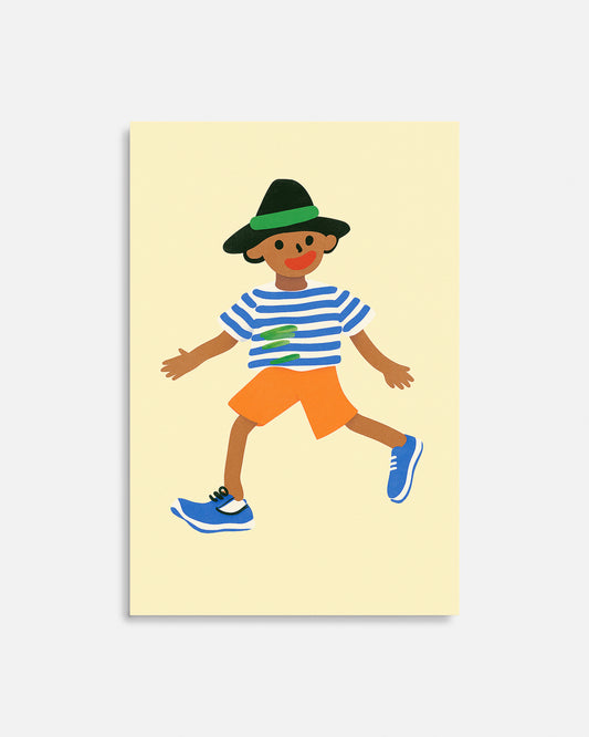 Ilustración moderna pensada para cuartos infantiles