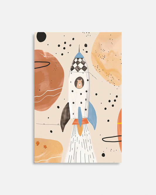 Impresión artística ideal para habitación infantil