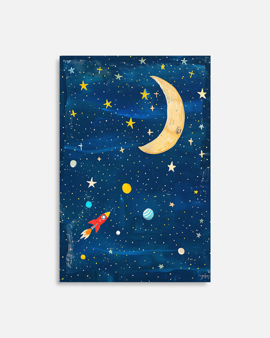 Impresión artística ideal para habitación infantil