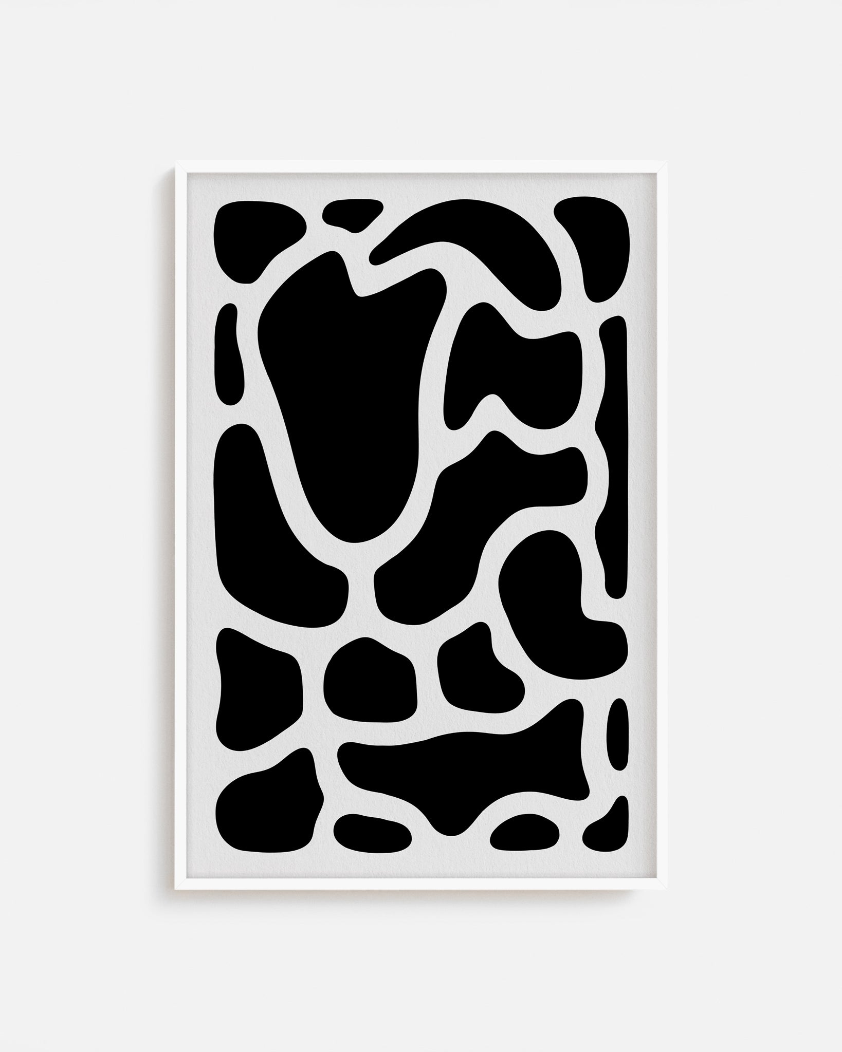 Lámina diseño abstracto, impreso y enmarcado
