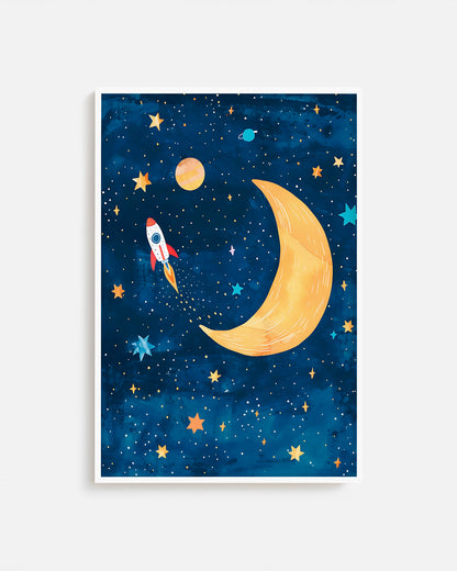 Cuadro enmarcado para espacio de juego infantil