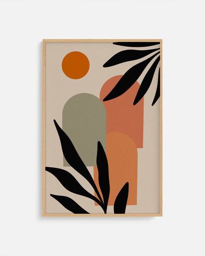 Arte abstracto impreso, ideal para espacios creativos