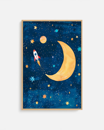 Cuadro enmarcado para espacio de juego infantil