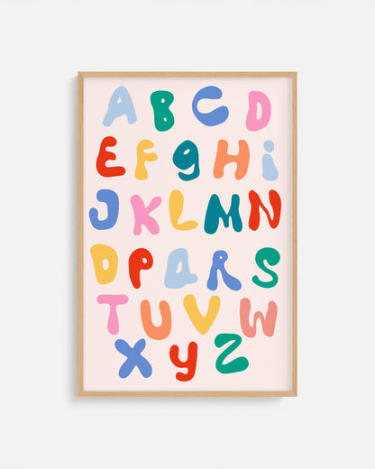 Cuadro decorativo para espacios Montessori