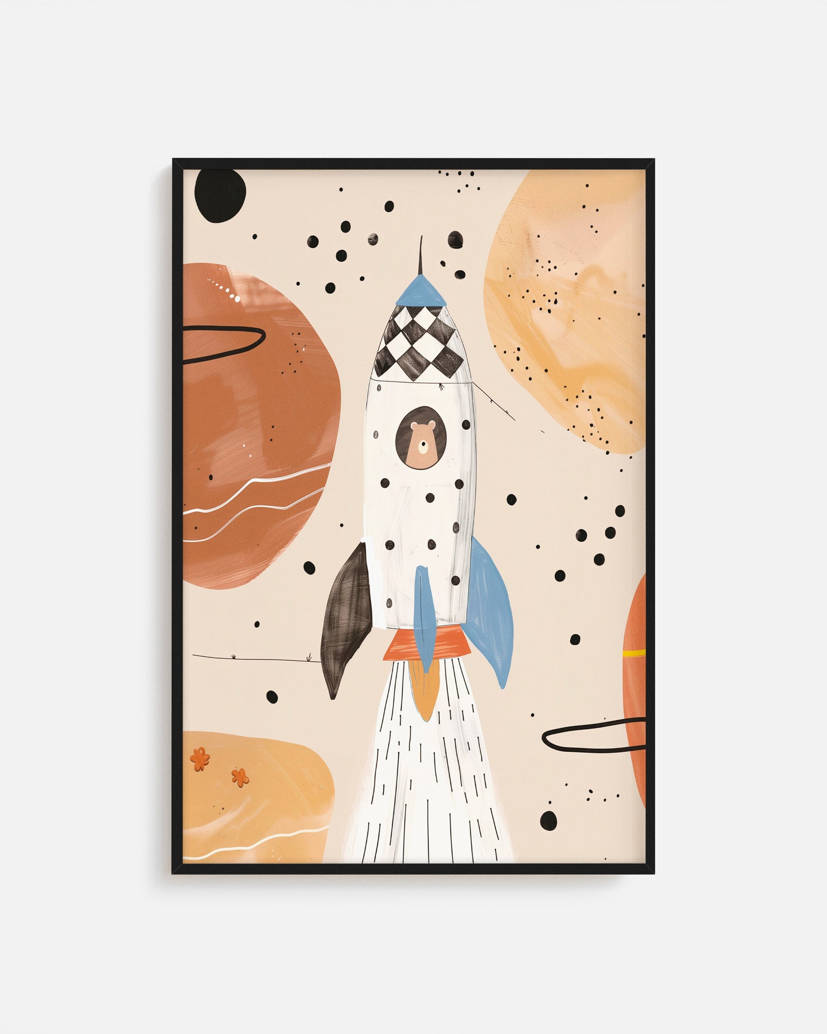 Impresión artística ideal para habitación infantil