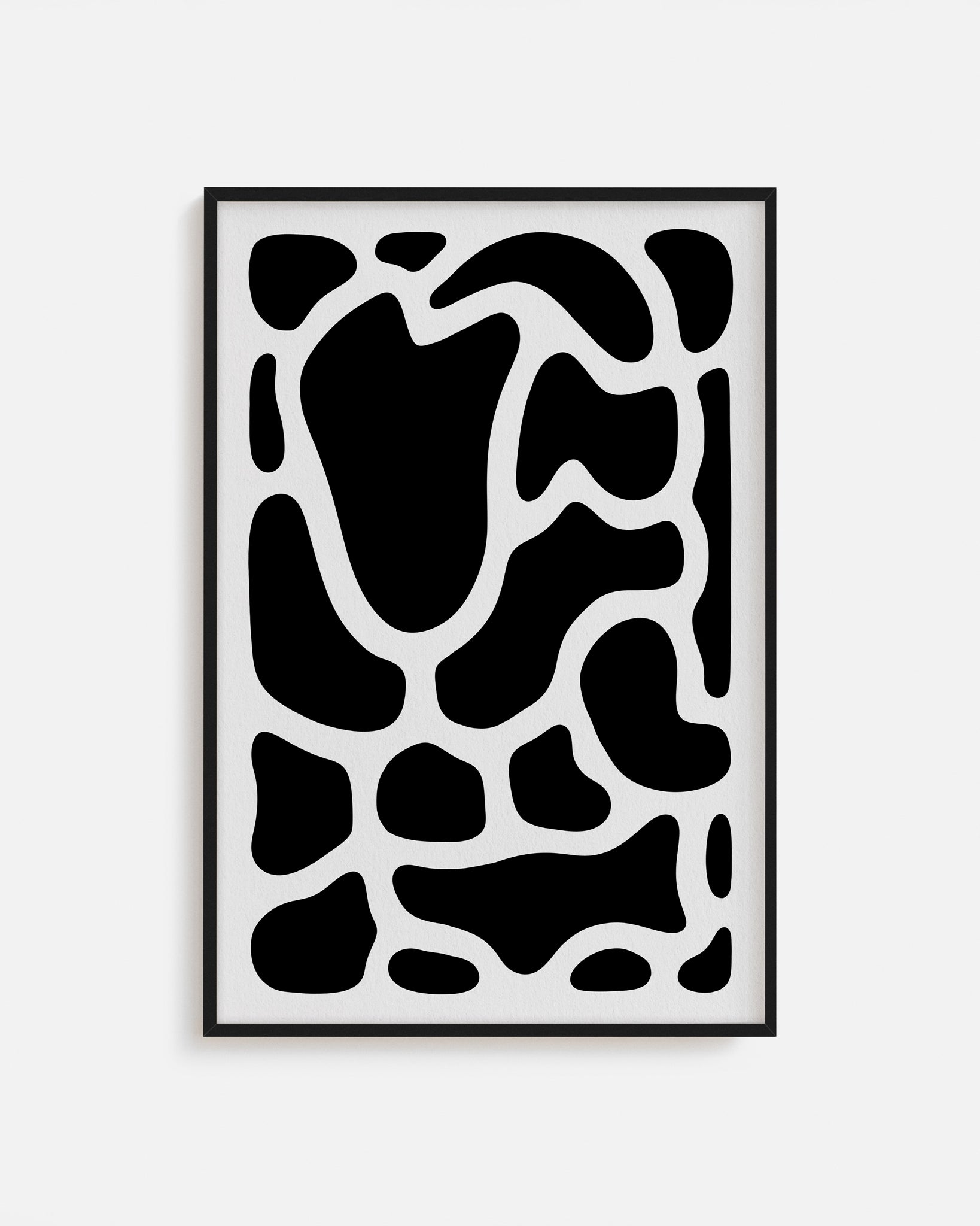 Lámina diseño abstracto, impreso y enmarcado